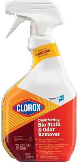 Clorox 31903CT Commercial Solutions Disinfecting Bio Stain & Odor Remover Spray