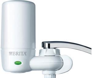 Brita On Tap Faucet Water Filter System, White, 4/Carton CLO42201CT