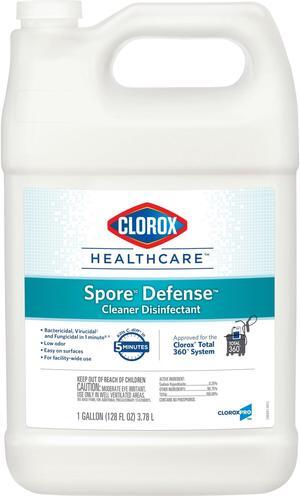Clorox Spore Defense, Closed System, 1 gal Bottle, 4/Carton CLO32122