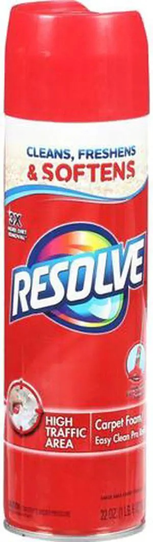 Reckitt Benckiser 19200-00706 Resolve Foam Carpet Cleaner, Foam, 22 oz, Aerosol Can