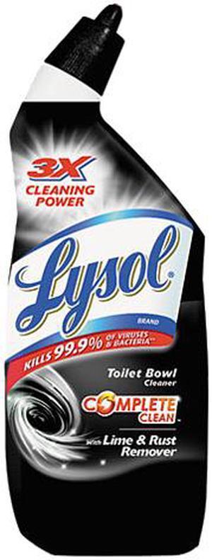 Reckitt Benckiser REC 80088 Lysol Toilet Bowl Cleaner with Lime & Rust Remove, Liquid Solution, 24 fl. oz, Wintergreen Scent