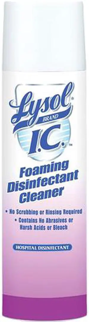 Reckitt Benckiser 95524 LYSOL Brand I.C. Foaming Disinfectant Cleaner, 24 oz. Aerosol Spray Can - 1 Each