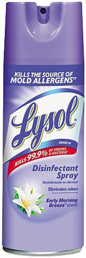 Lysol 19200-80833 Disinfectant Spray, Early Morning Breeze, 12oz, Aerosol Can