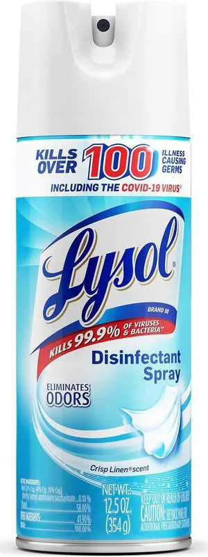 Lysol Disinfectant Spray - 12/Carton 74186CT