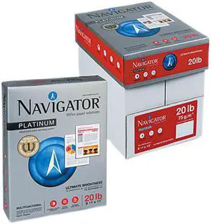 Navigator NMP1120PLT Premium Multipurpose Paper, 97 Bright, 20lb, 8 1/2 x 11, White - 1 Pallet (200,000 Sheets) Navigator NMP1120PLT Premium Multipurpose Paper, 97 Bright, 20lb, 8 1/2 x 11, White - 1 Pallet (200,000 Sheets)