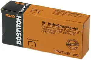 Bostitch STCRP21151/4 PowerCrown 1/4" Premium Staples, 5,000 Pack Bostitch STCRP21151/4 PowerCrown 1/4" Premium Staples, 5,000 Pack