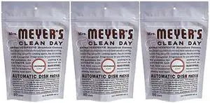 Mrs. Meyer's Clean Day 306685 Automatic Dish Detergent, Lavender, 12.7 oz. Pack, 20/Pack, 6 Packs/Carton