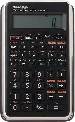 Sharp EL501X2BWH EL-501XBWH Scientific Calculator, 10-Digit LCD Sharp EL501X2BWH EL-501XBWH Scientific Calculator, 10-Digit LCD