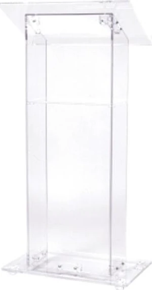 Oklahoma Sound 401S-VA, Clear Acrylic Lectern Includes A Shelf Oklahoma Sound 401S-VA, Clear Acrylic Lectern Includes A Shelf