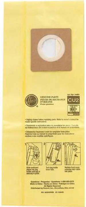 Hoover AH10243CT HushTone Vacuum Allergen Bags