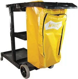 IMPACT IMP 6850 Janitorial Cart, Three-Shelves