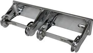 IMPACT IMP 2501 Double Roll Toilet Tissue Dispenser, 12.3" x 4.25" x 2.7", Chrome, 1 Dozen