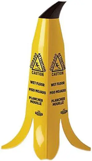 IMPACT 10254-1 Sign, Banana Wet Floor Cones, Yellow