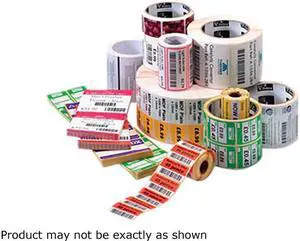 Zebra 18932 4"x2" PolyPro 3000T Labels - 1 Case (4 Rolls)