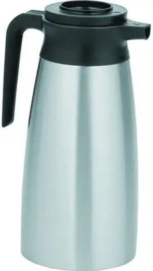 Bunn-O-Matic Corporation 39430.0000 1.9 Liter Thermal Pitcher, Stainless Steel/Black
