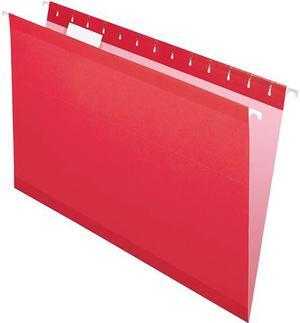 04153 1/5 ASST Pendaflex Reinforced Hanging Folders, Legal Size, Assorted Colors, 1/5 Cut, 25/BX
