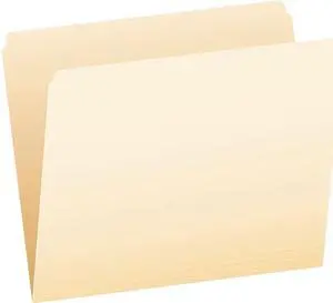 Tops 752EE Pendaflex File Folders, Letter Size, Manila, Straight Cut, 100/BX