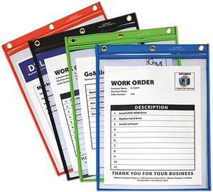 C-Line 50920 - Heavy-Duty Super Heavyweight Plus Shop Ticket Holders, Assorted, 12 x 9, 20/BX