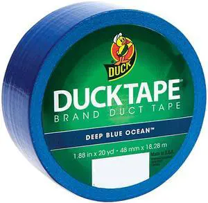 Duck Colored Duct Tape
1.88" Width x 60 ft Length - 1 / Roll - Blue