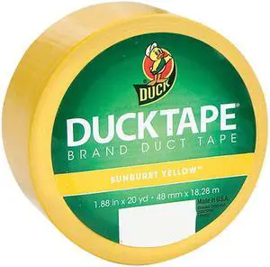 Duck Colored Duct Tape
1.88" Width x 60 ft Length - 1 / Roll - Yellow