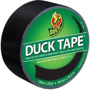 Duck Colored Duct Tape
1.88" Width x 60 ft Length - 1 / Roll - Black