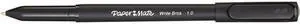 Paper Mate 3331131C Write Bros. Stick Ballpoint Pen, Medium 1mm, Black Ink/Barrel, Dozen Paper Mate 3331131C Write Bros. Stick Ballpoint Pen, Medium 1mm, Black Ink/Barrel, Dozen