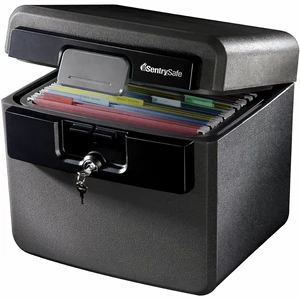 Sentry Safe HD4100 Fire/Water Safe - 0.65 ft - Key Lock - Water Resistant, Fire Resistant - for Document, Passport, Jewellery, Digital Media, Tablet PC, Cell Phone - HD4100 Sentry Safe HD4100 Fire/Water Safe - 0.65 ft - Key Lock - Water Resistant, Fire Resistant - for Document, Passport, Jewellery, Digital Media, Tablet PC, Cell Phone - HD4100