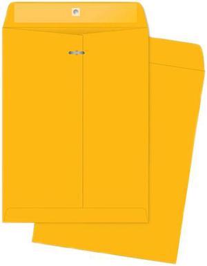 Business Source 04426 Rugged Kraft Clasp Envelope, Heavy-Duty 32lb, 10 in.x13 in., 100/BX, Brown Kraft