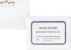 Business Source 19700BADGEBD Pin Style Side Loading Badge Kit