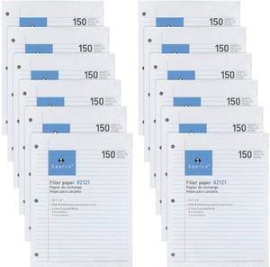 Sparco 82121BD Filler Paper, 10.50" x 8.00", 150 Sheets/each