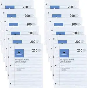Sparco 82122BD Filler Paper, 10.50" x 8.00", 200 Sheets/each