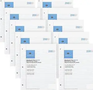 Sparco 82120BD Filler Paper, 200 Sheets/each