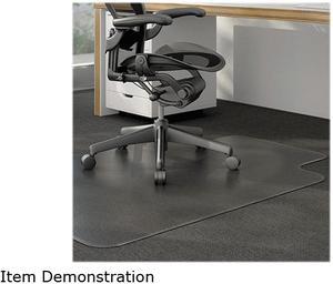 Universal UNV56806 Cleated Chair Mat for Low and Medium Pile Carpet
