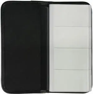Universal UNV26850 Business Card Holder, Vinyl, Black