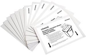 Universal RS-SLS-02 Shredder Lubricant Sheets, 5.5" x 2.8", 24/Pack