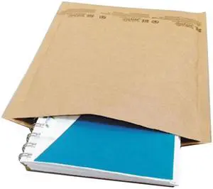 Universal UNV62425 Natural Self-Seal Cushioned Mailer, #0, Self-Adhesive Closure, Natural Kraft, 200/Carton