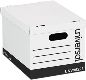 Universal 9522302 Basic-Duty Easy Assembly Storage Files, Letter/Legal Files, White