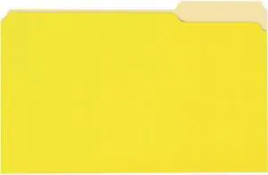 Universal UNV10524 Deluxe Colored Top Tab File Folders, 1/3-Cut Tabs, Legal Size Universal UNV10524 Deluxe Colored Top Tab File Folders, 1/3-Cut Tabs, Legal Size