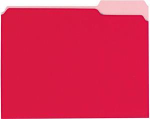 Universal UNV12303 Interior File Folders, 1/3-Cut Tabs, Letter Size