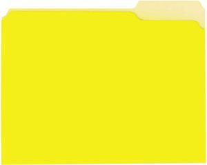 Universal UNV12304 Interior File Folders, 1/3-Cut Tabs, Letter Size