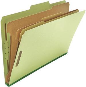Universal UNV10296 Eight-Section Pressboard Classification Folders, 3 Dividers, Legal Size