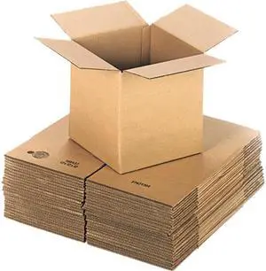 Universal UFS121212 Cubed Fixed-Depth Shipping Boxes, Regular Slotted Container (RSC)