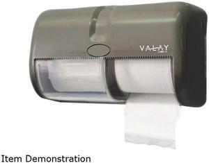 Morcon Paper MOR M1005-8 Morsoft Plastic Small Core Tissue Dispenser, 11.5" x 6.5", Black
