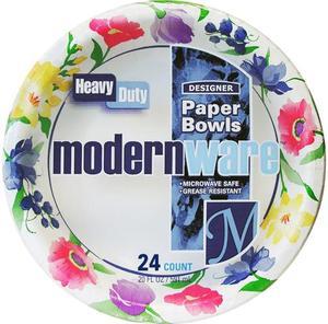 AJM Packaging Green Label Economy 9 Paper Plates, White