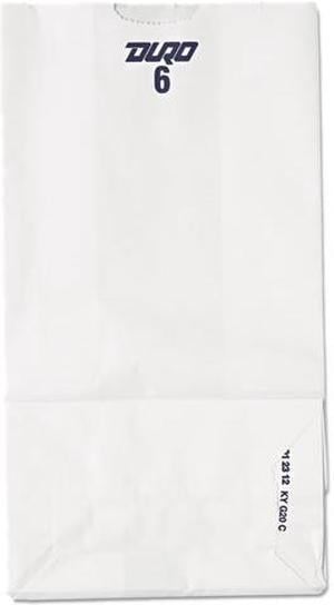 General GW6500 6# Paper Bag, 35lb, White, 6 x 3 5/8 x 11 1/16, 500/Pack, 1 Pack