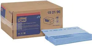 Tork 192196 Foodservice Cloth, 13" x 21", Blue, 150 / Box