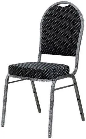 Lorell Upholstered Textured Fabric Stacking Chair
Fabric Gray Seat - Fabric Gray Back - Steel Frame - 15" x 16" x 37" Overall Dimension