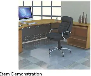 Lorell Rectangular Chairmat w/ot Lip
Hard Floor, Vinyl Floor, Tile Floor, Wood Floor - 60" Length x 46" Width - Polycarbonate - Clear