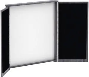 Lorell 69625 Dry-Erase Whiteboard Presentation Cabinet