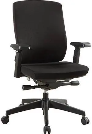 Lorell 42172 Mid-Back Chairs With Adjustable Arms